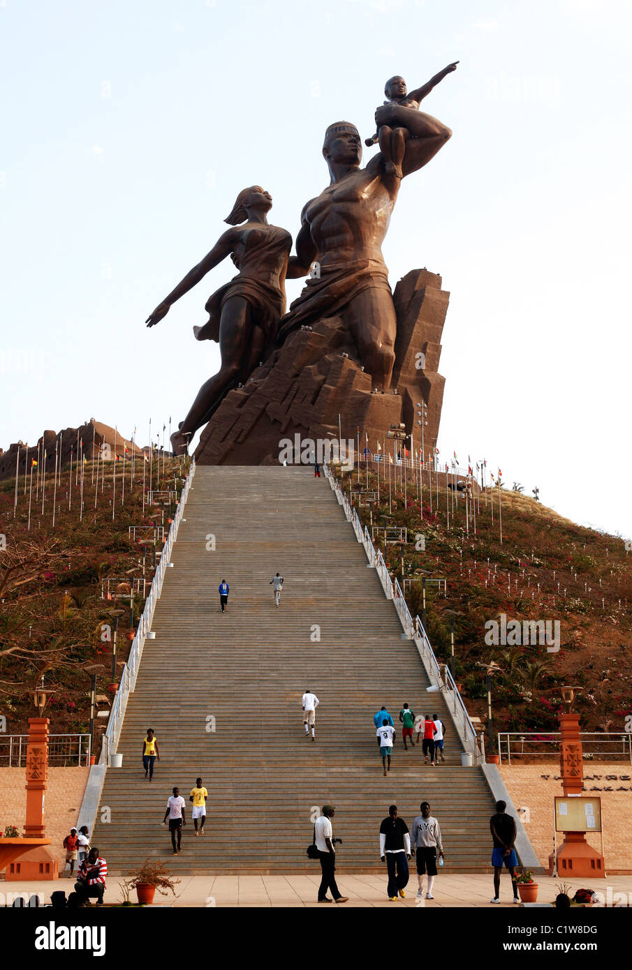 Il Senegal, Dakar il rinascimento africano monumento è uno dei più