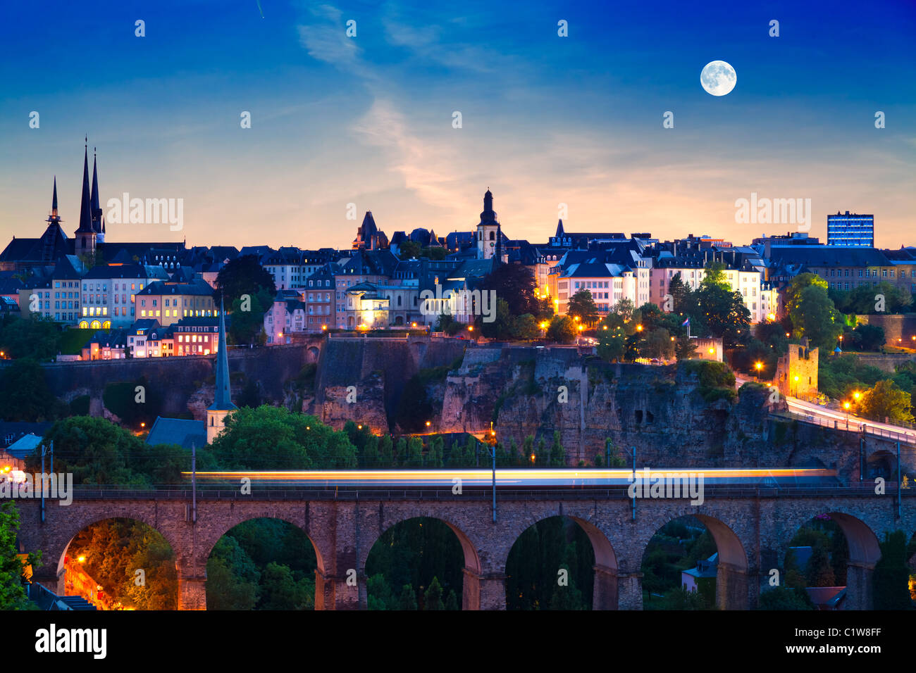 Città di Lussemburgo Foto Stock