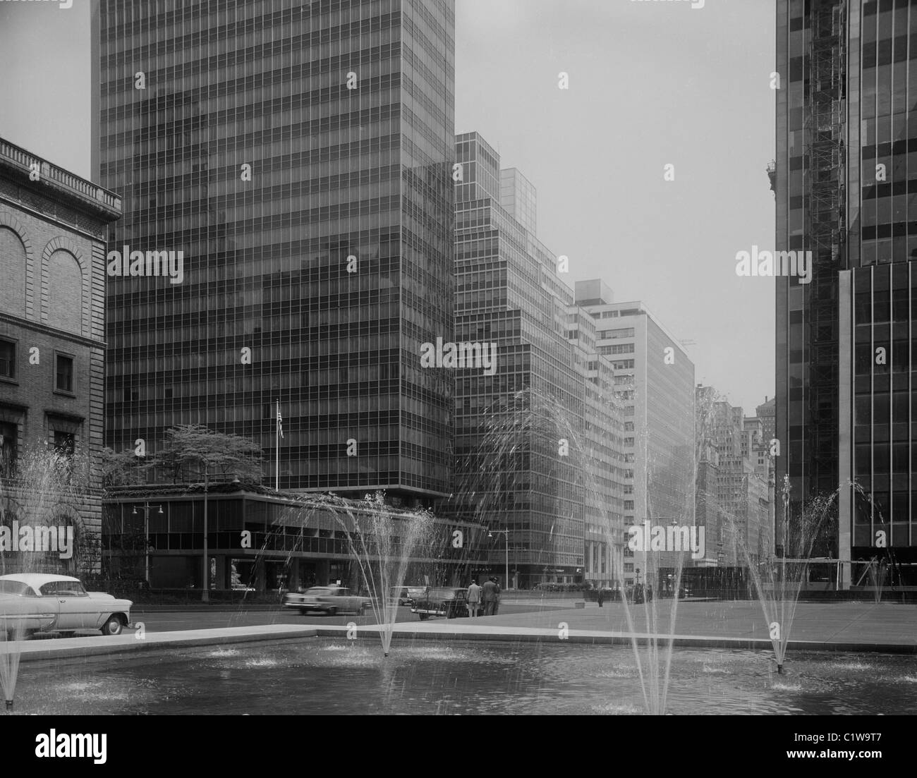 Stati Uniti d'America, New York City, Manhattan, vista di Park Avenue Foto Stock