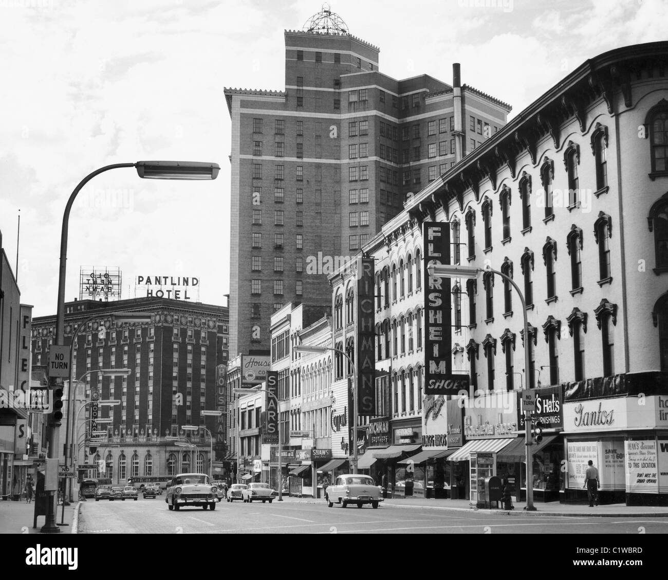 Edifici in una città, Grand Rapids, Michigan, Stati Uniti d'America Foto Stock