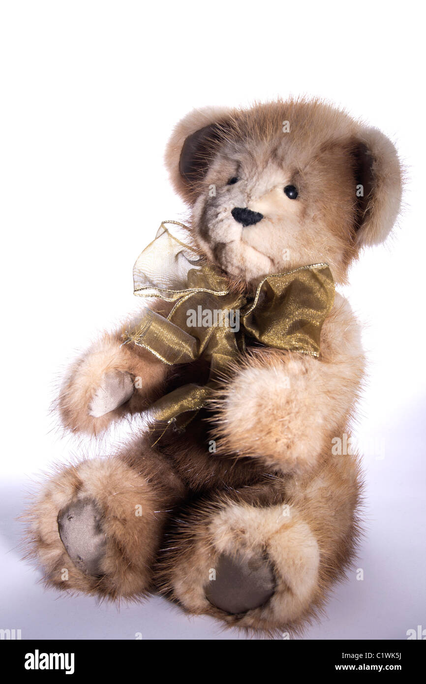 Una vera e propria - fur Teddy bear. Foto Stock