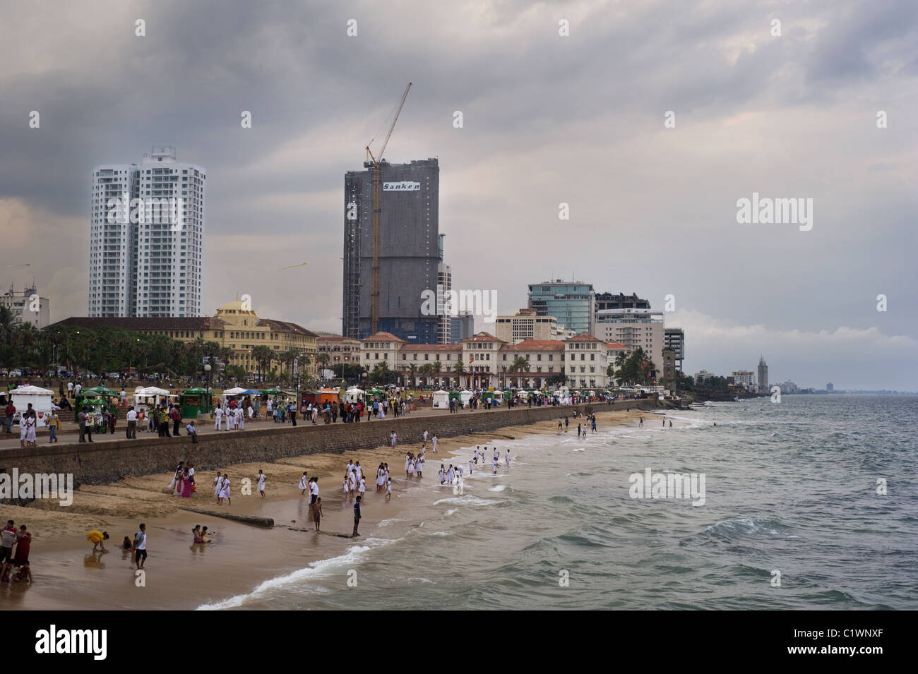 Argine di Colombo. Sri Lanka Foto Stock