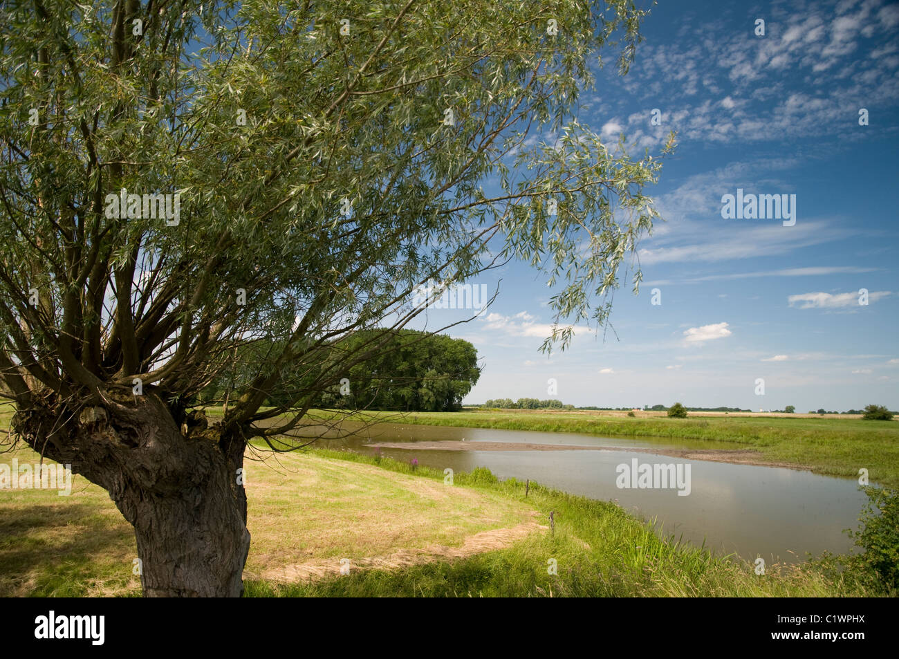 Fiume Lek Foto Stock