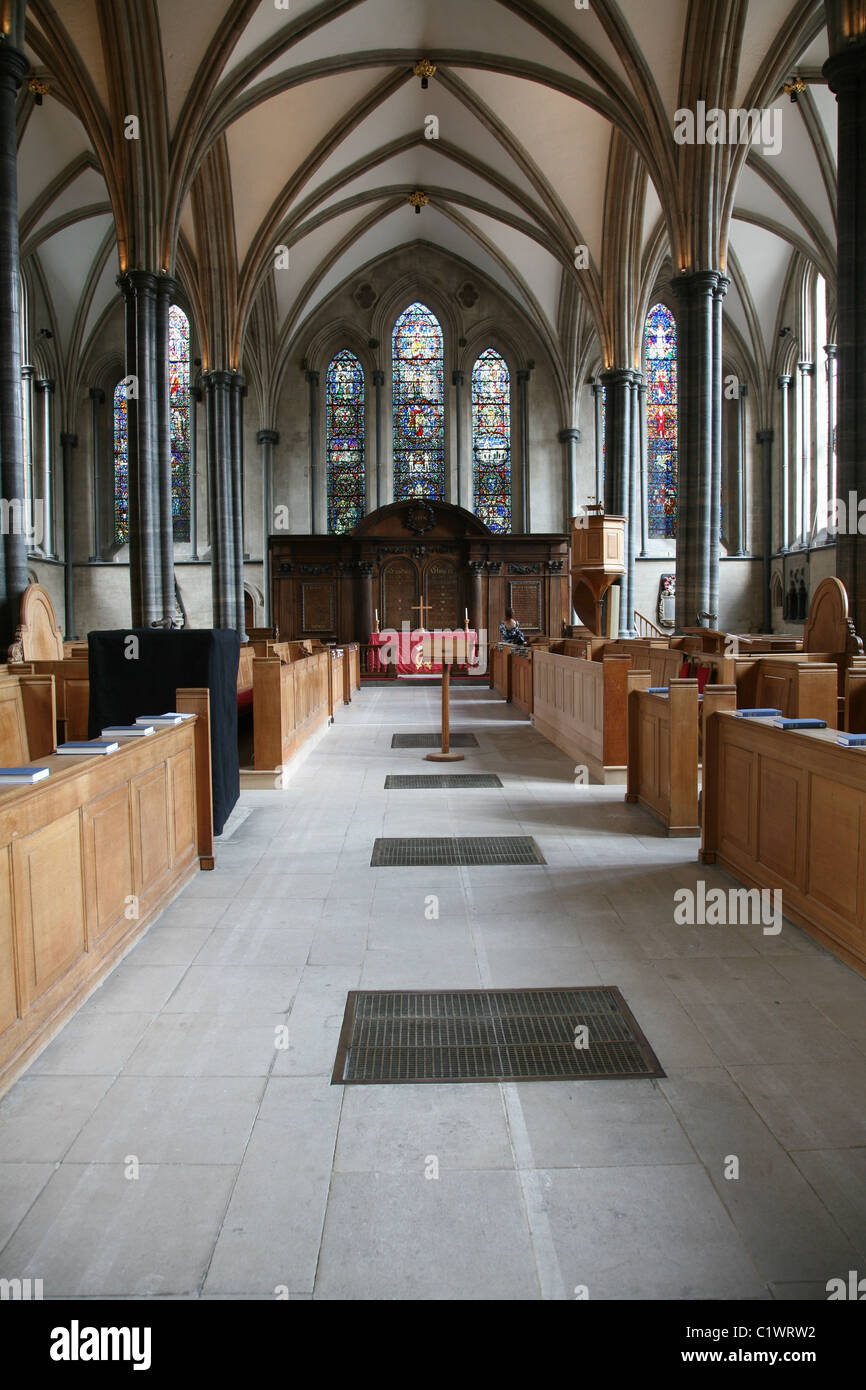 Temple Church, Londra Foto Stock