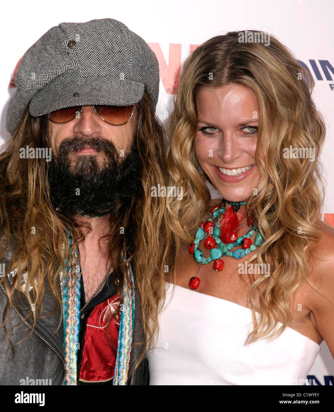 Il direttore Rob Zombie e Sheri Moon Zombie Los Angeles Premiere di "Halloween II" tenutasi presso il Grauman's Chinese Theatre - Foto Stock