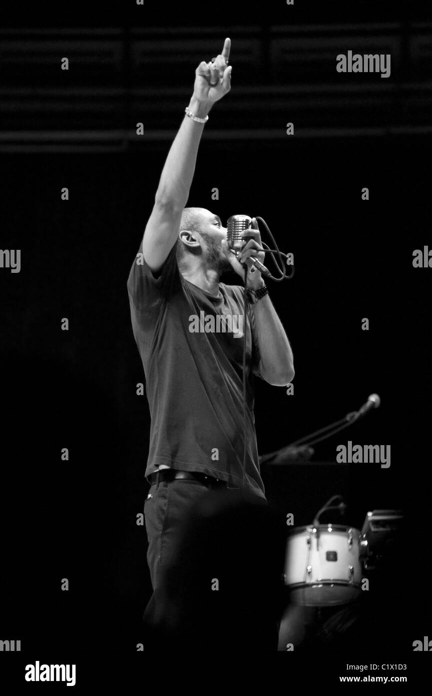 Il Mos Def eseguire live al Adriene Arscht center Miami, Florida - 15.08.09 Foto Stock