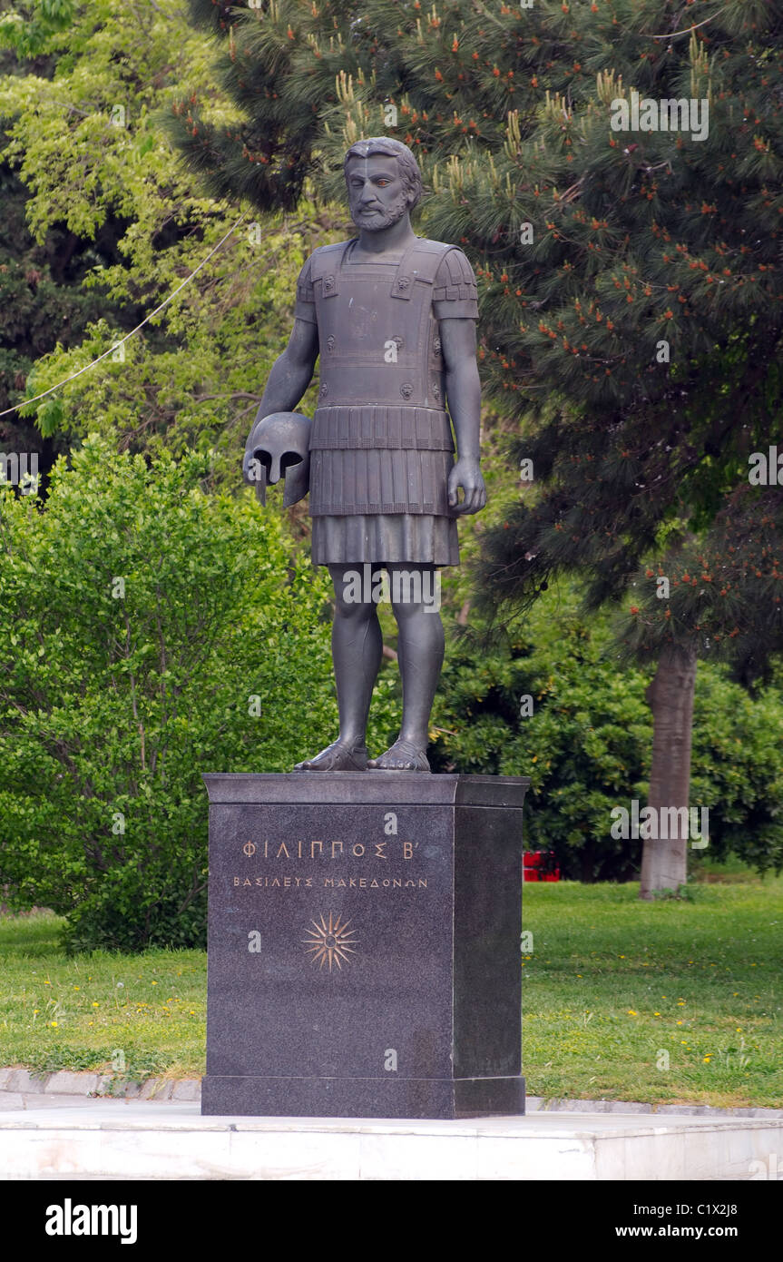 Monumento a Filippo II di Macedon, Grecia Foto Stock