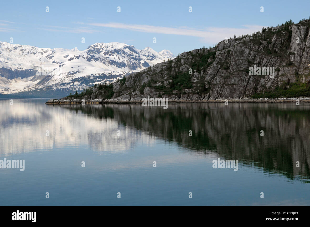 Glacier Bay, Alaska Foto Stock