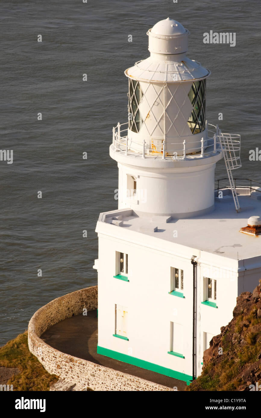 Hartland Point Lighthouse, Devon Foto Stock