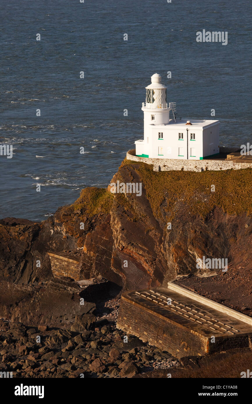 Hartland Point Lighthouse, Devon Foto Stock