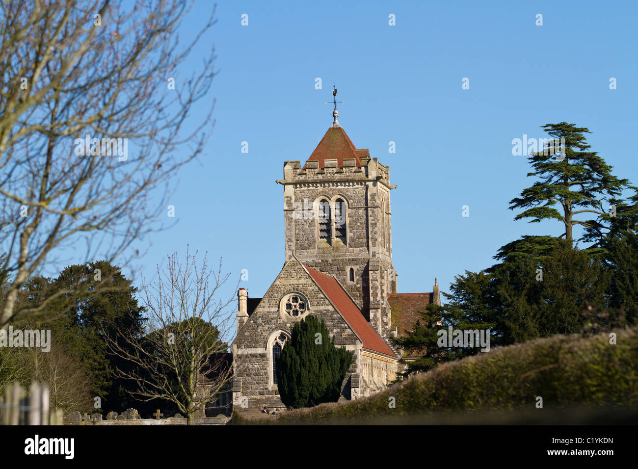 St Giles chiesa Ightham Mote Foto Stock