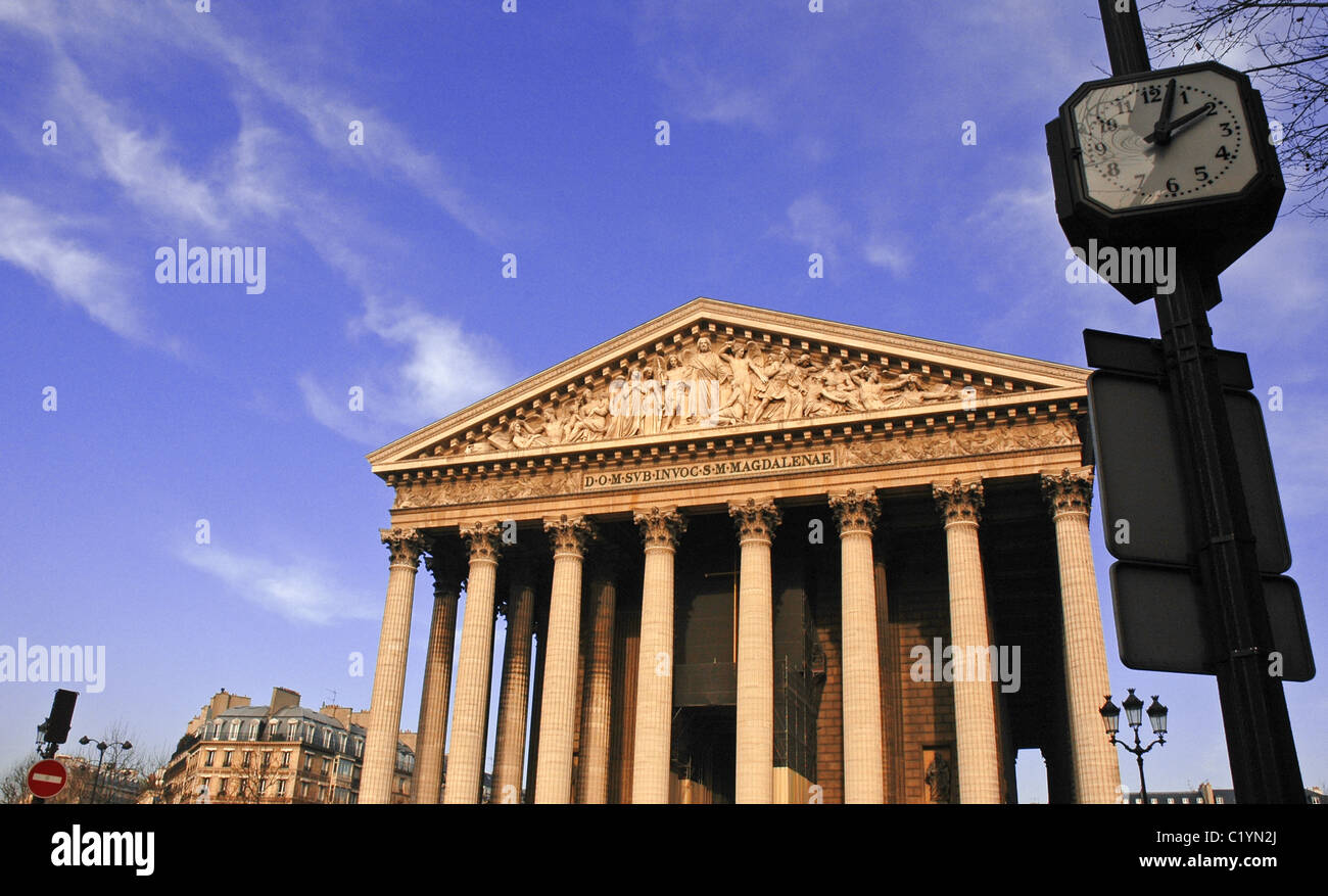 La chiesa della Madeleine. Parigi. La Francia. Foto Stock