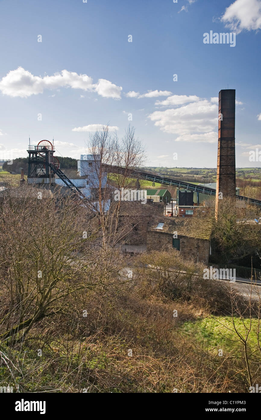 Il National Coal Mining Museum per l'Inghilterra (Caphouse Colliery) a Wakefield, West Yorkshire, Regno Unito Foto Stock