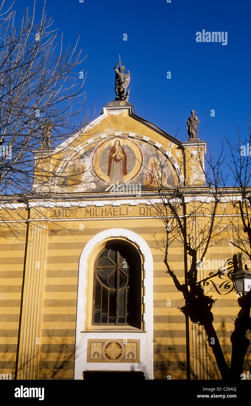 Chiesa barocca nel villaggio di tenda Foto Stock