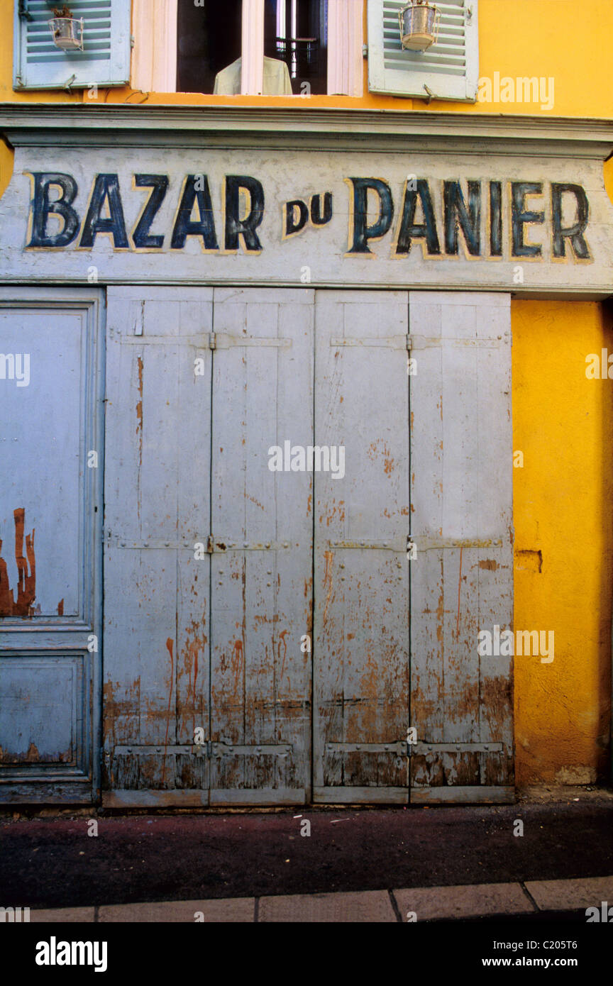 Il vecchio quartiere di Marsiglia chiamato 'Le Panier' Foto Stock