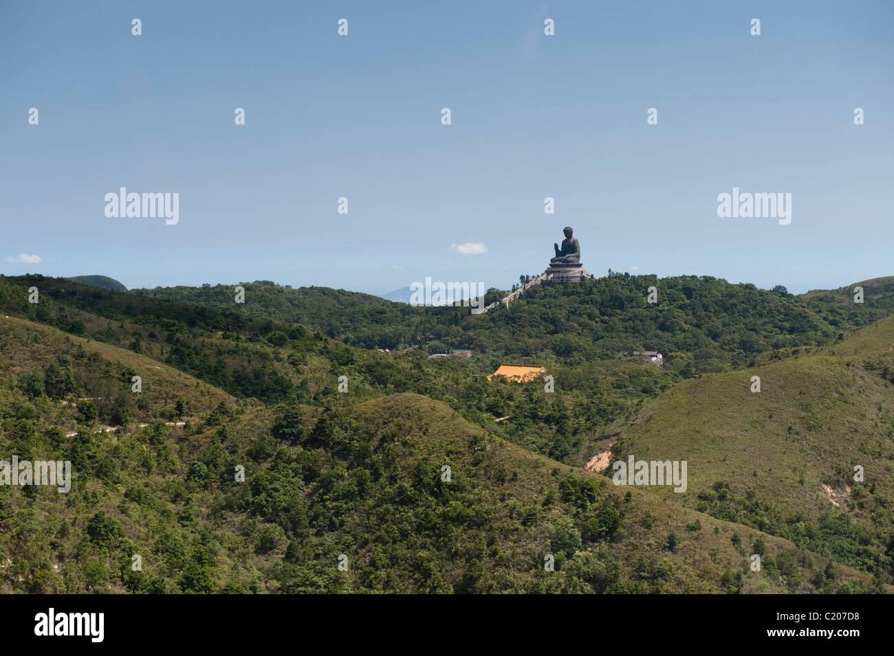 Il Ngong Ping 360 è un progetto del turismo sull'Isola di Lantau in Hong Kong. Foto Stock