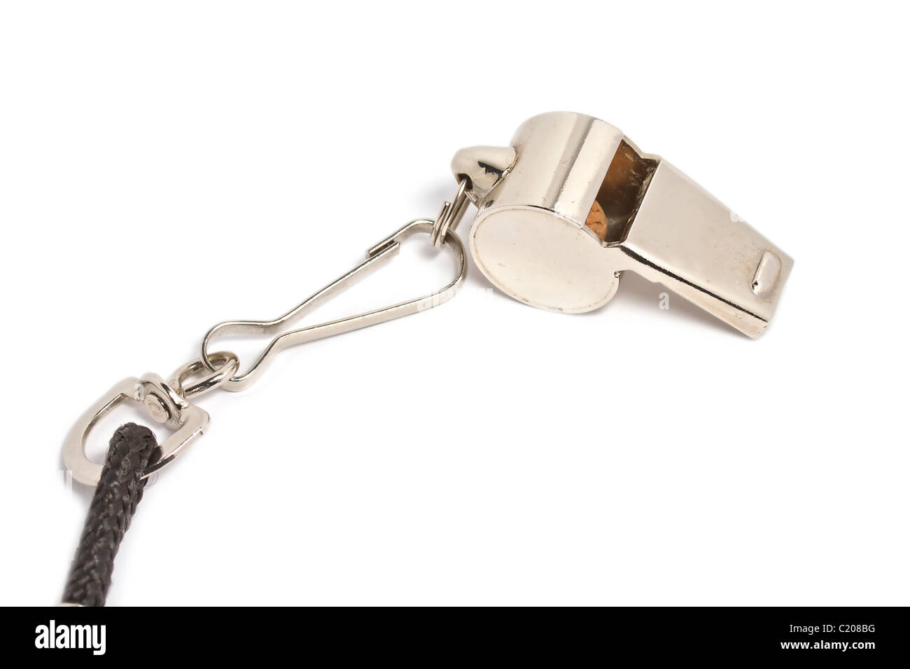 Fischio del metallo Foto Stock