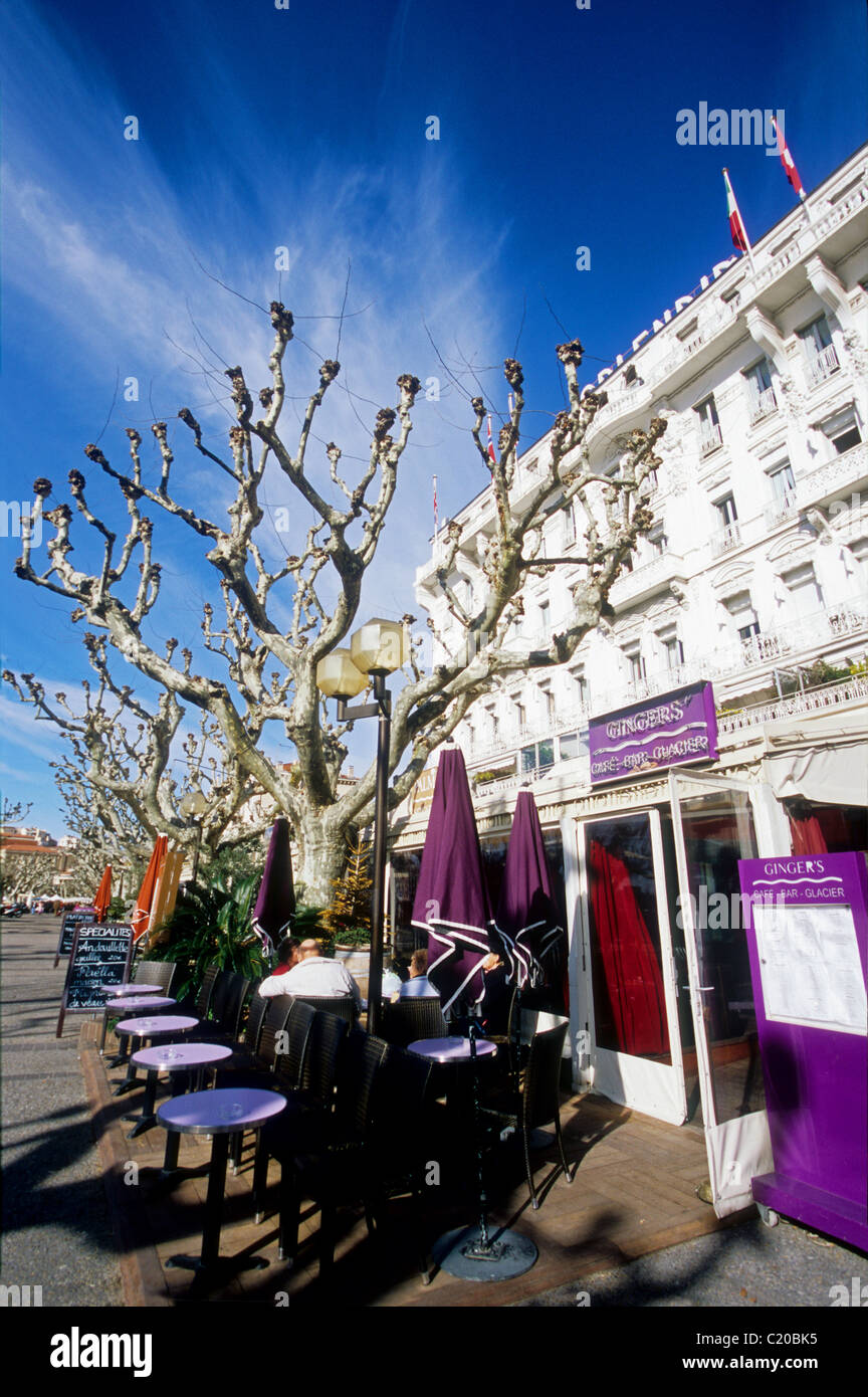 Hotel a Cannes Foto Stock