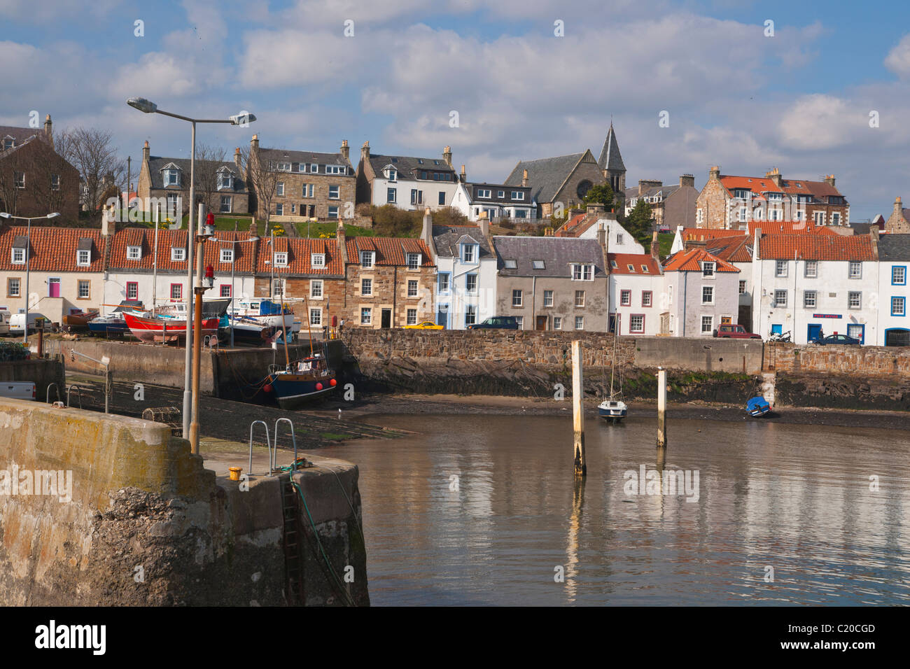 Porto di Pittenweem, East Neuk Fife, Scozia, Marzo 2011 Foto Stock