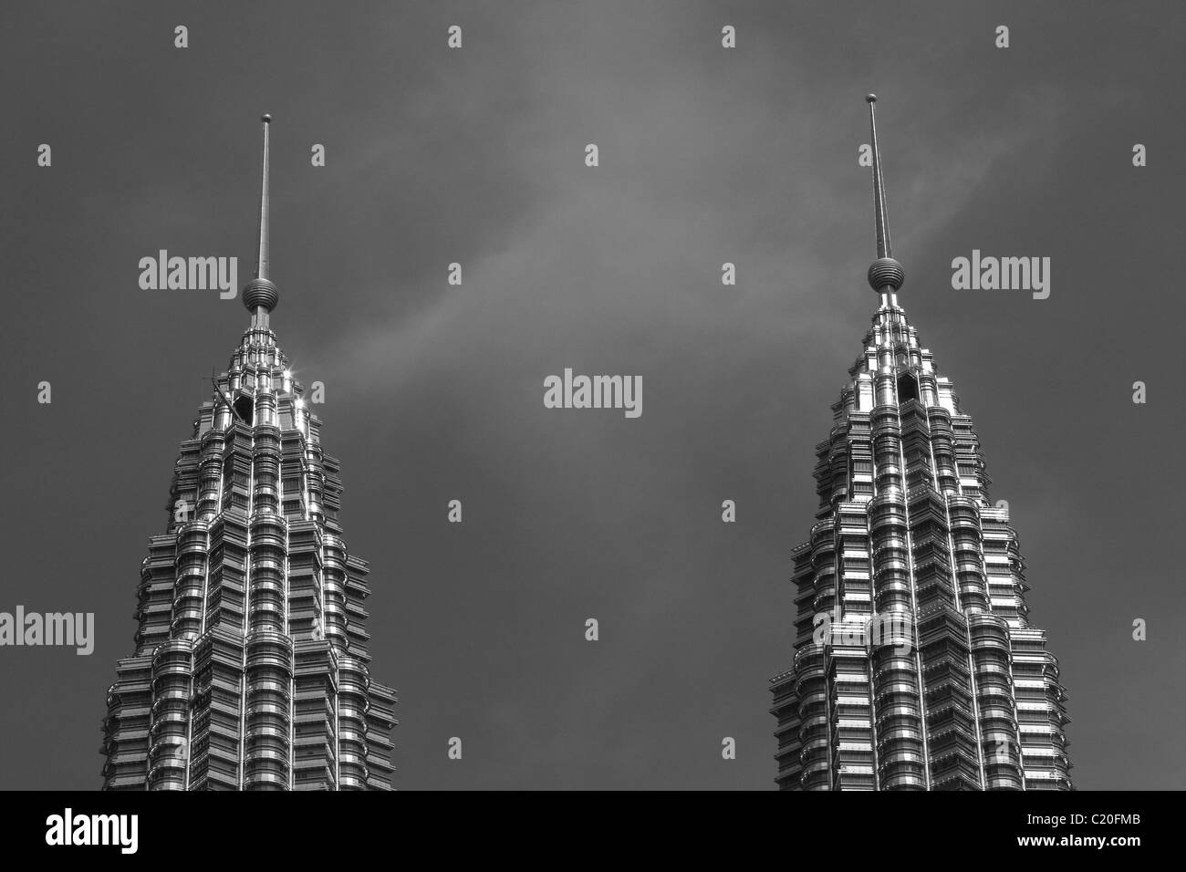 Petronas Twin Towers, Kuala Lumpur. Foto Stock