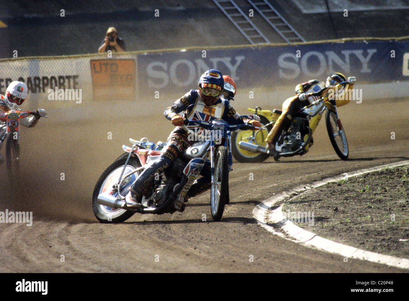 Mondo Speedway Championships in Amsterdam Olanda 6/9/1987 Foto Stock