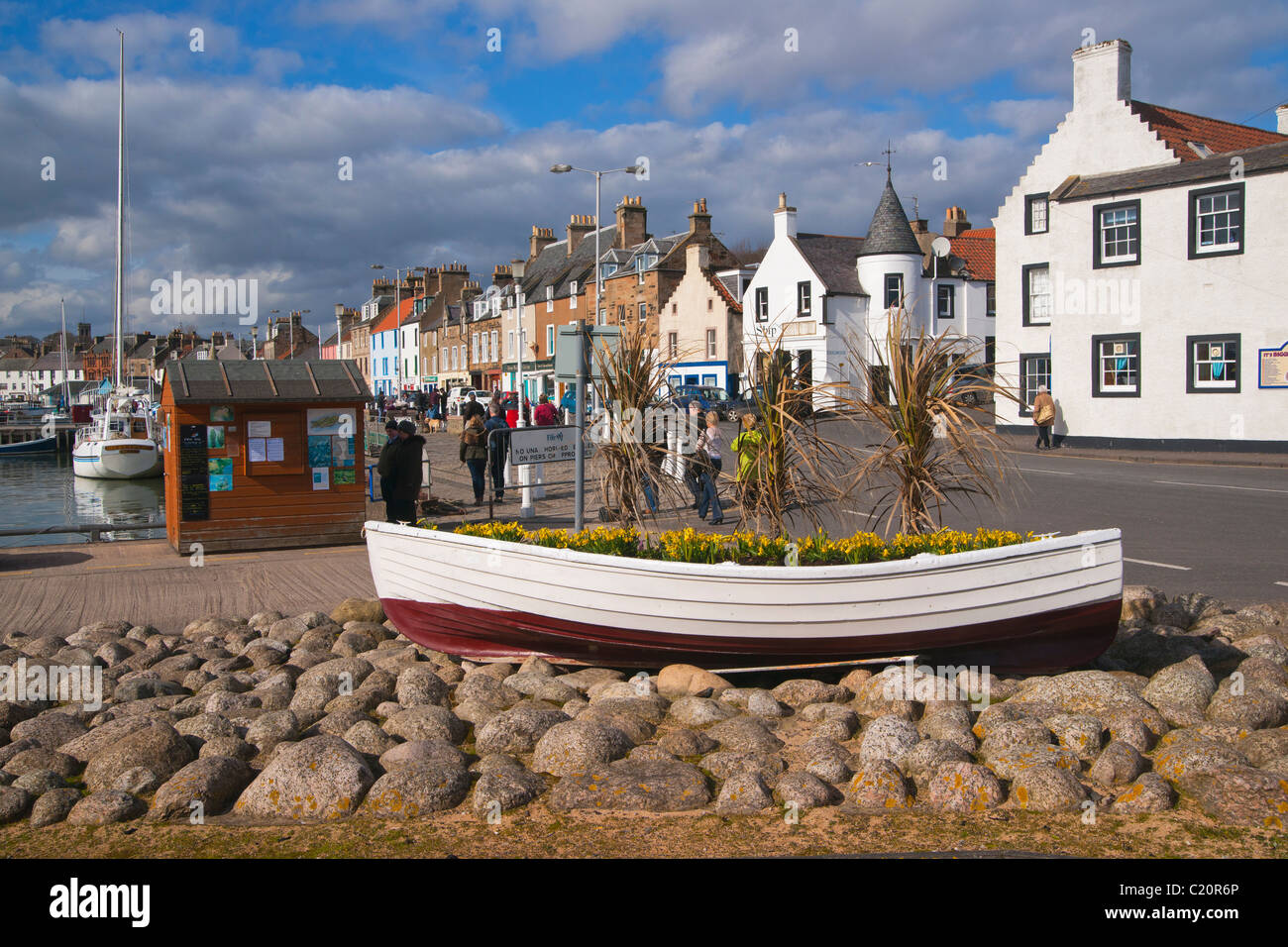 Anstruther, porto, East Neuk Fife, Scozia, Marzo 2011 Foto Stock