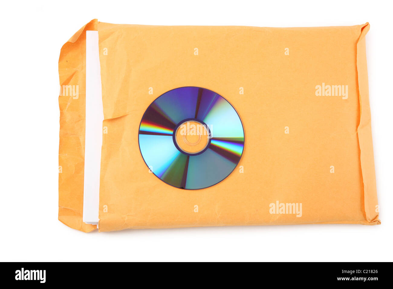 Il CD e il documento, concetto di file digitali Foto Stock