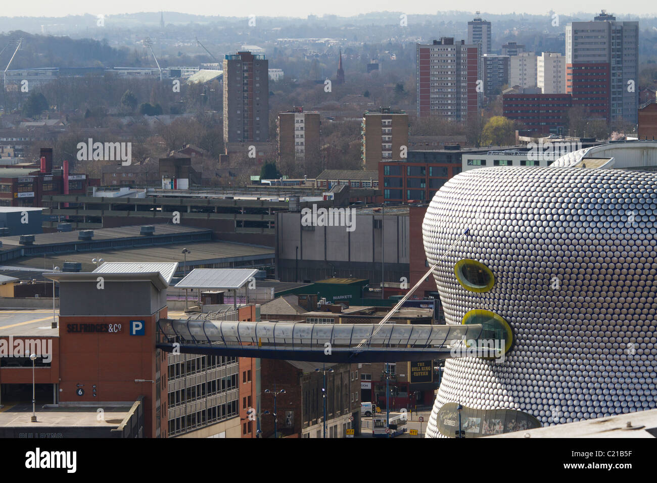 Selfridges e la zona circostante, Birmingham, West Midlands. Foto Stock