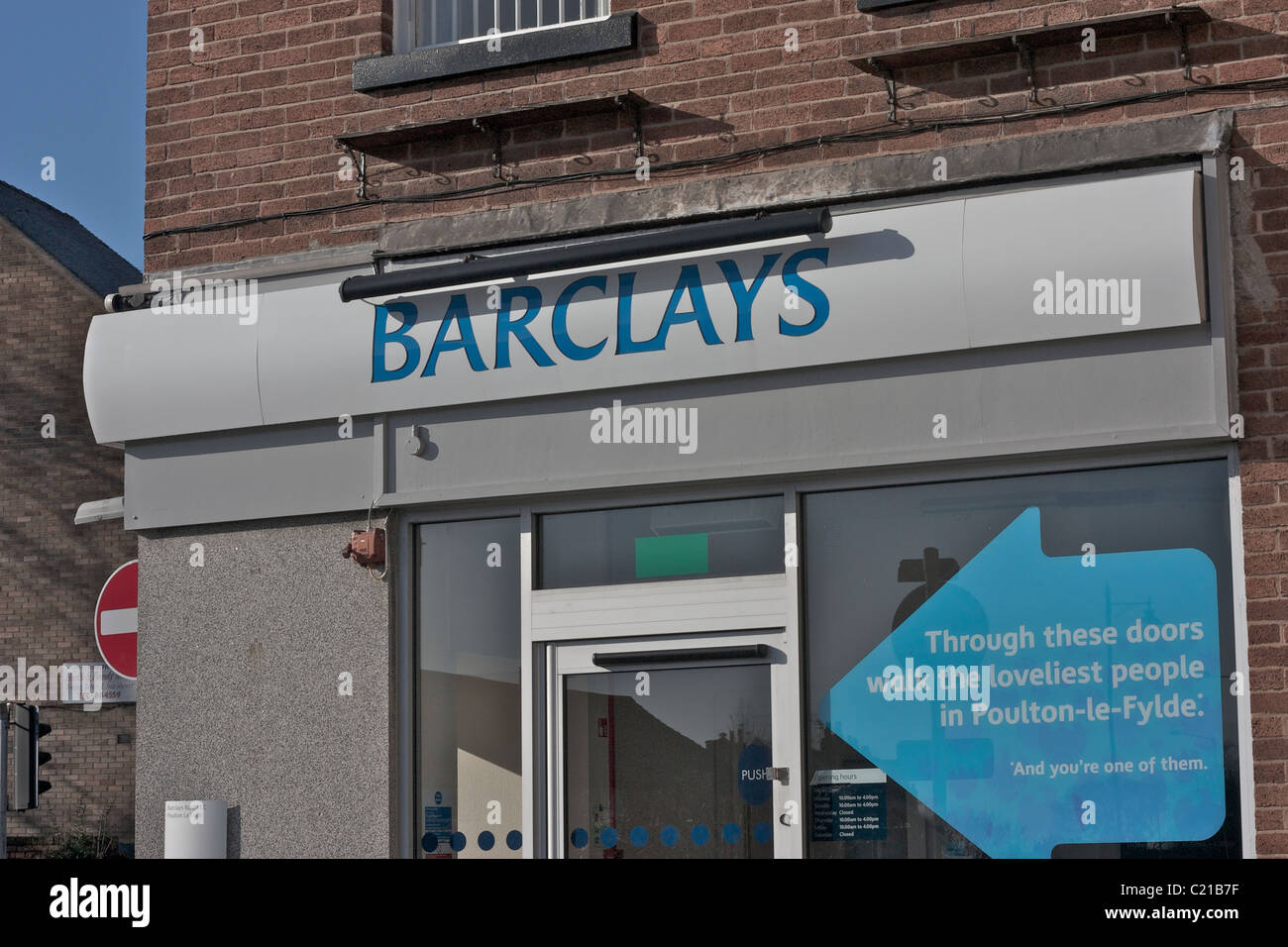 Barclays Bank in Poulton-le-Fylde Lancashire Foto Stock