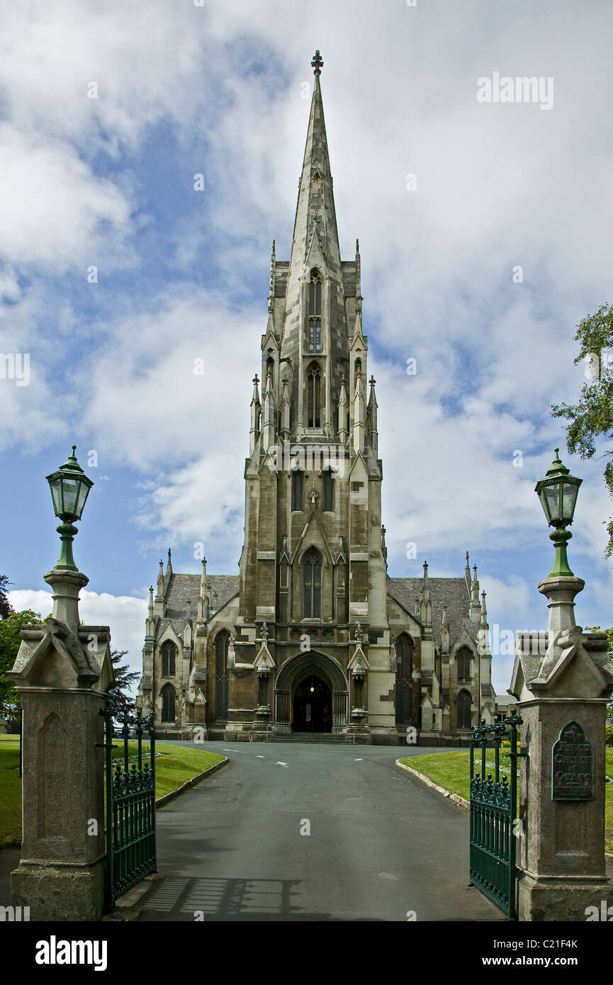 La prima chiesa di Otago in Dunedin, Nuova Zelanda Foto Stock