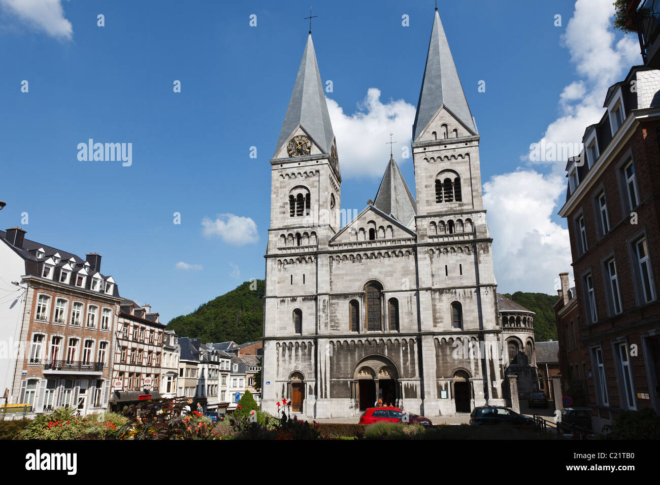 Chiesa di St Remacle, Spa, la Vallonia, Belgio Foto Stock