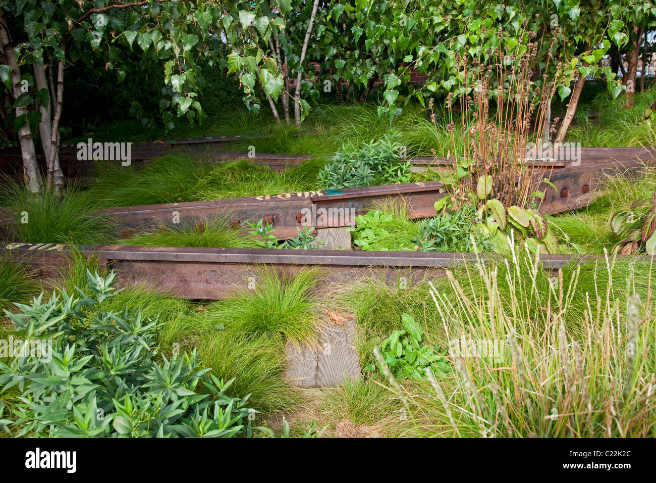 La linea alta Park, Chelsea, Manhattan, New York, Stati Uniti d'America Foto Stock