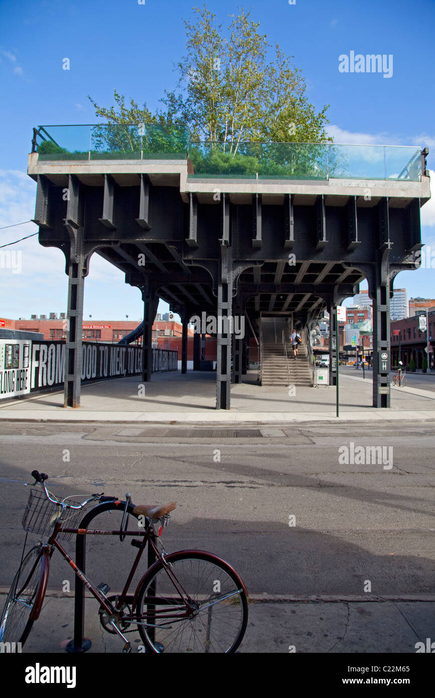 La linea alta Park, Chelsea, Manhattan, New York, Stati Uniti d'America Foto Stock