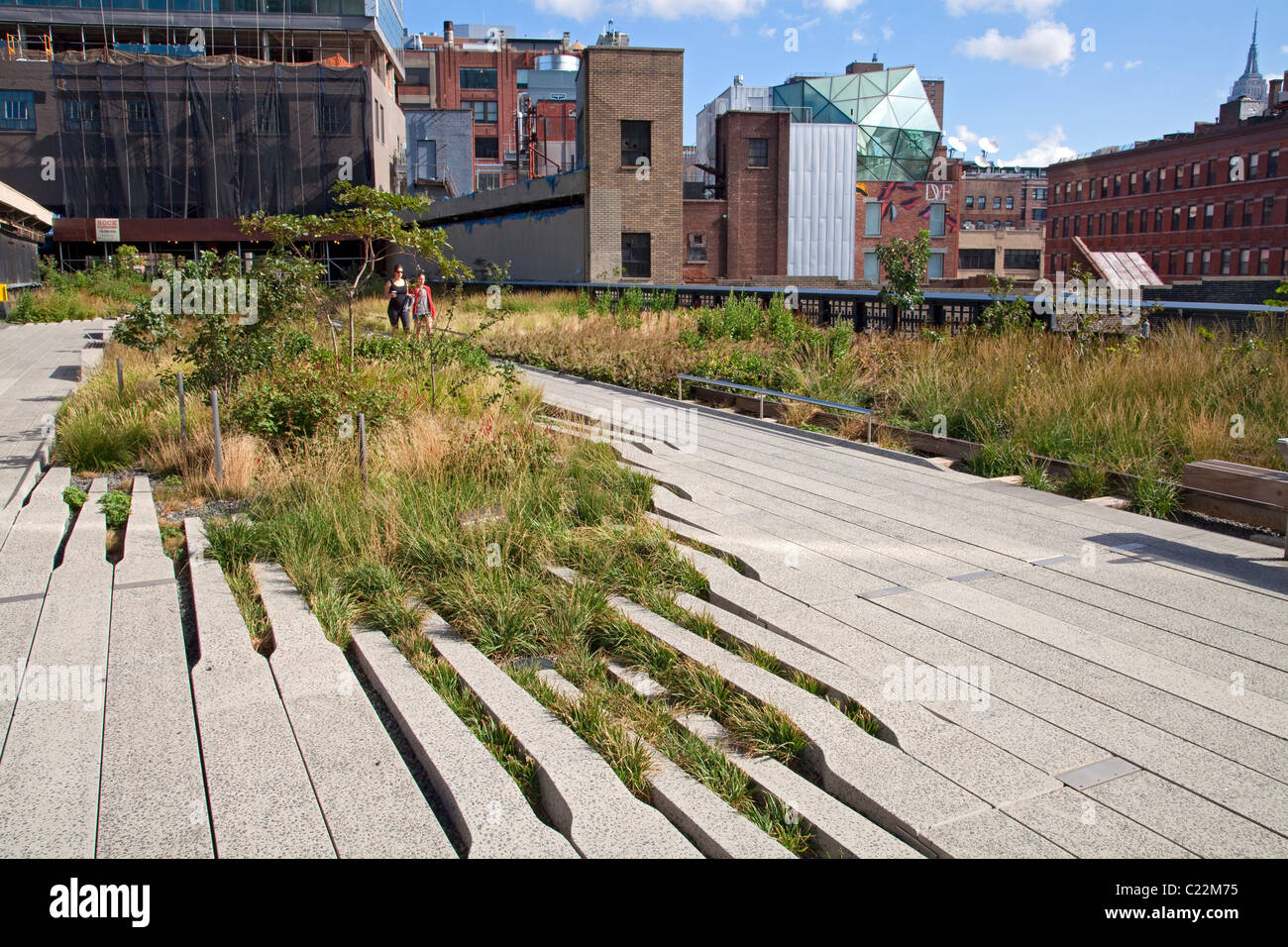 La linea alta Park, Chelsea, Manhattan, New York, Stati Uniti d'America Foto Stock
