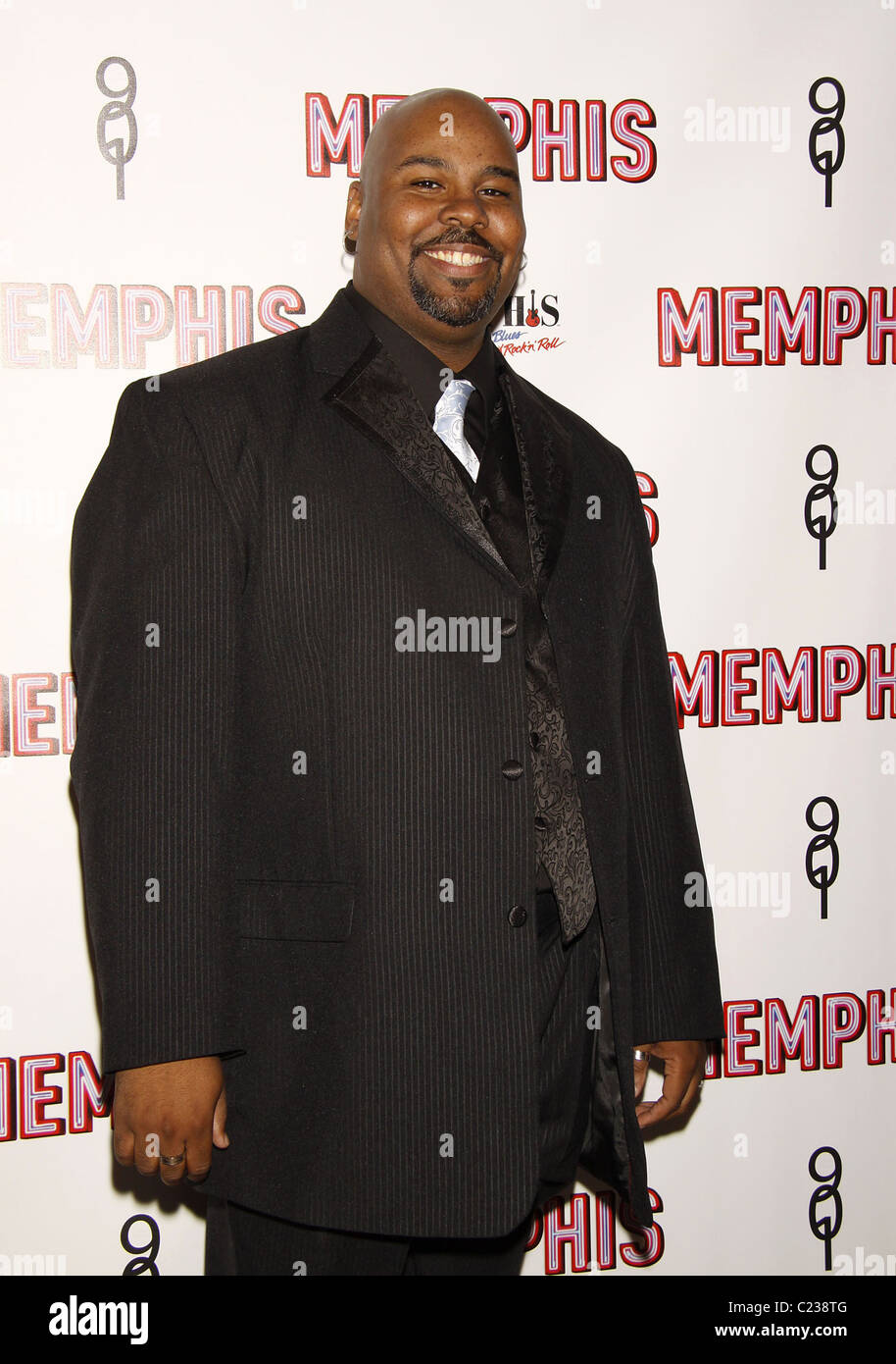 James Monroe Iglehart apertura notturna dopo-party per il musical di Broadway 'Memphis" tenutasi presso l'Hard Rock Cafe di Times Square - Foto Stock