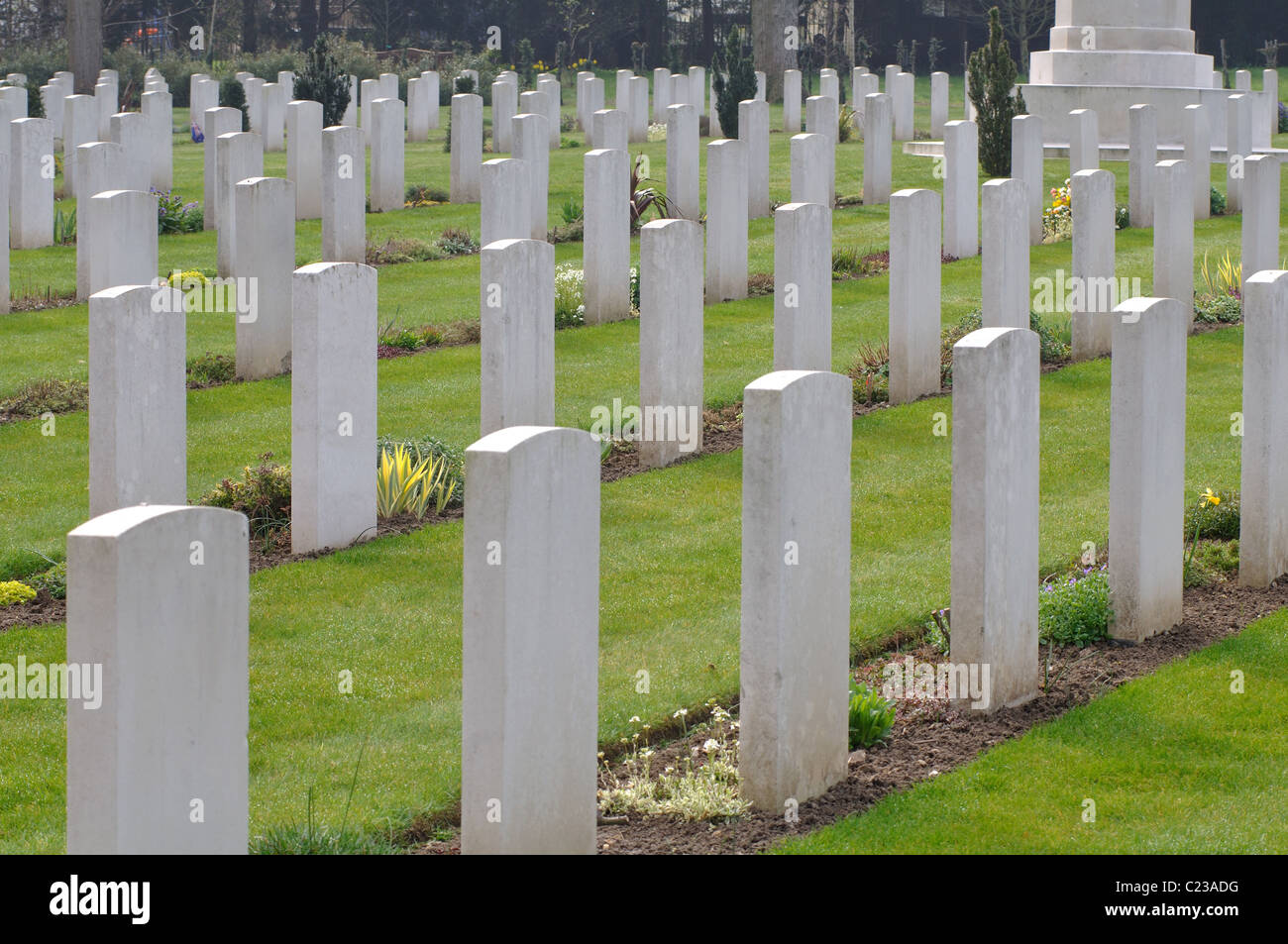 War Graves, Botley cimitero, Oxford, Regno Unito Foto Stock