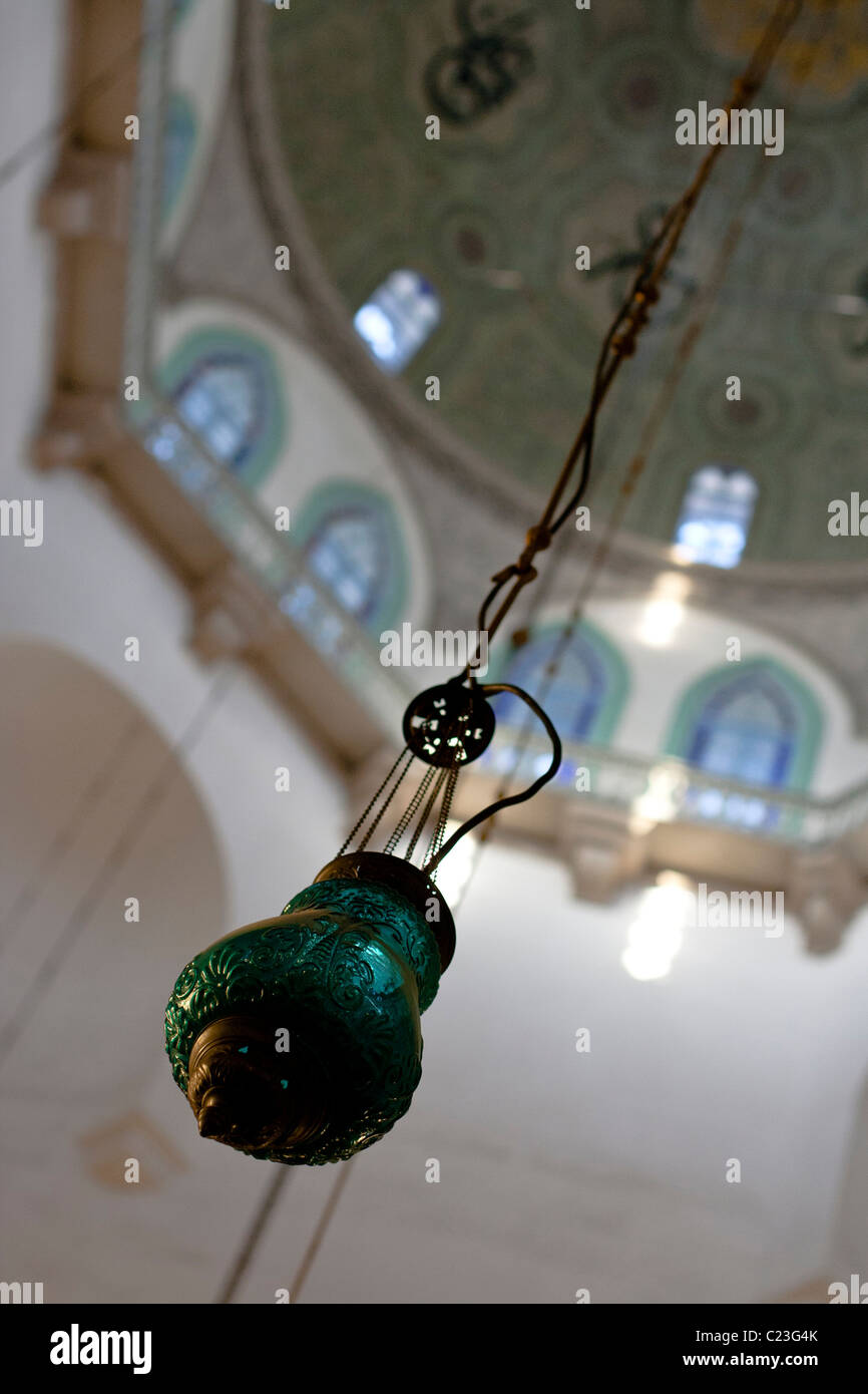 Ornamento, Interno della moschea Umayyad, Grande Moschea di Damasco, Siria Foto Stock