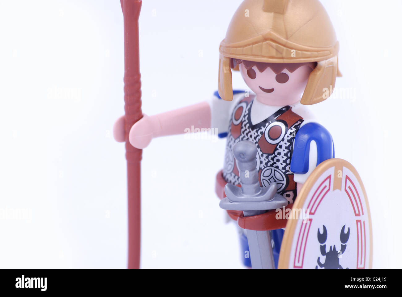 Soldato romano Foto Stock