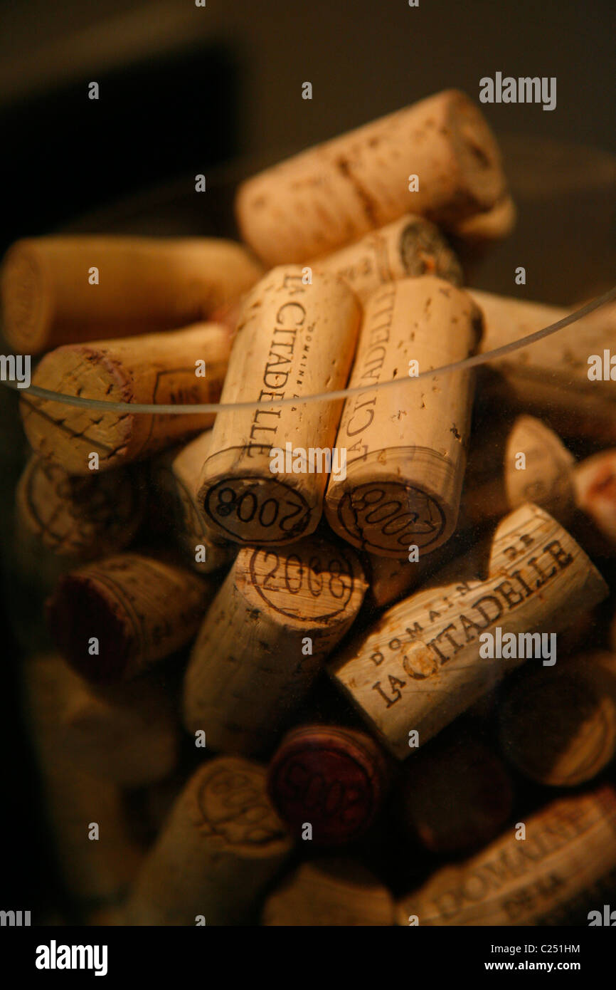 Musee du Tire Bouchon, in inglese cavatappi Museum, Menerbes, Provenza, Francia. Foto Stock