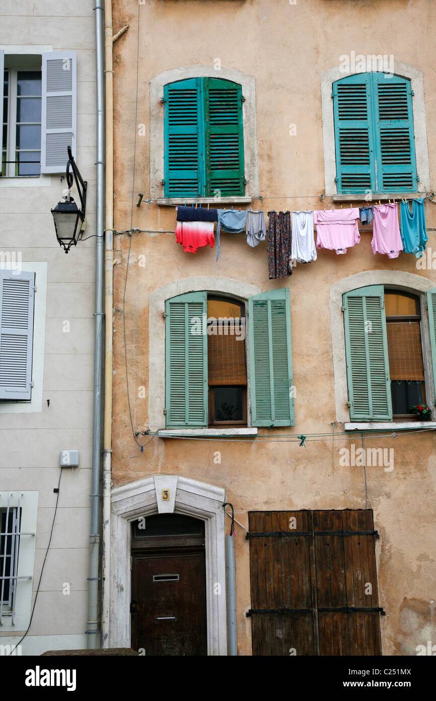 Casa in Le Panier district, Marsiglia Provence, Francia. Foto Stock