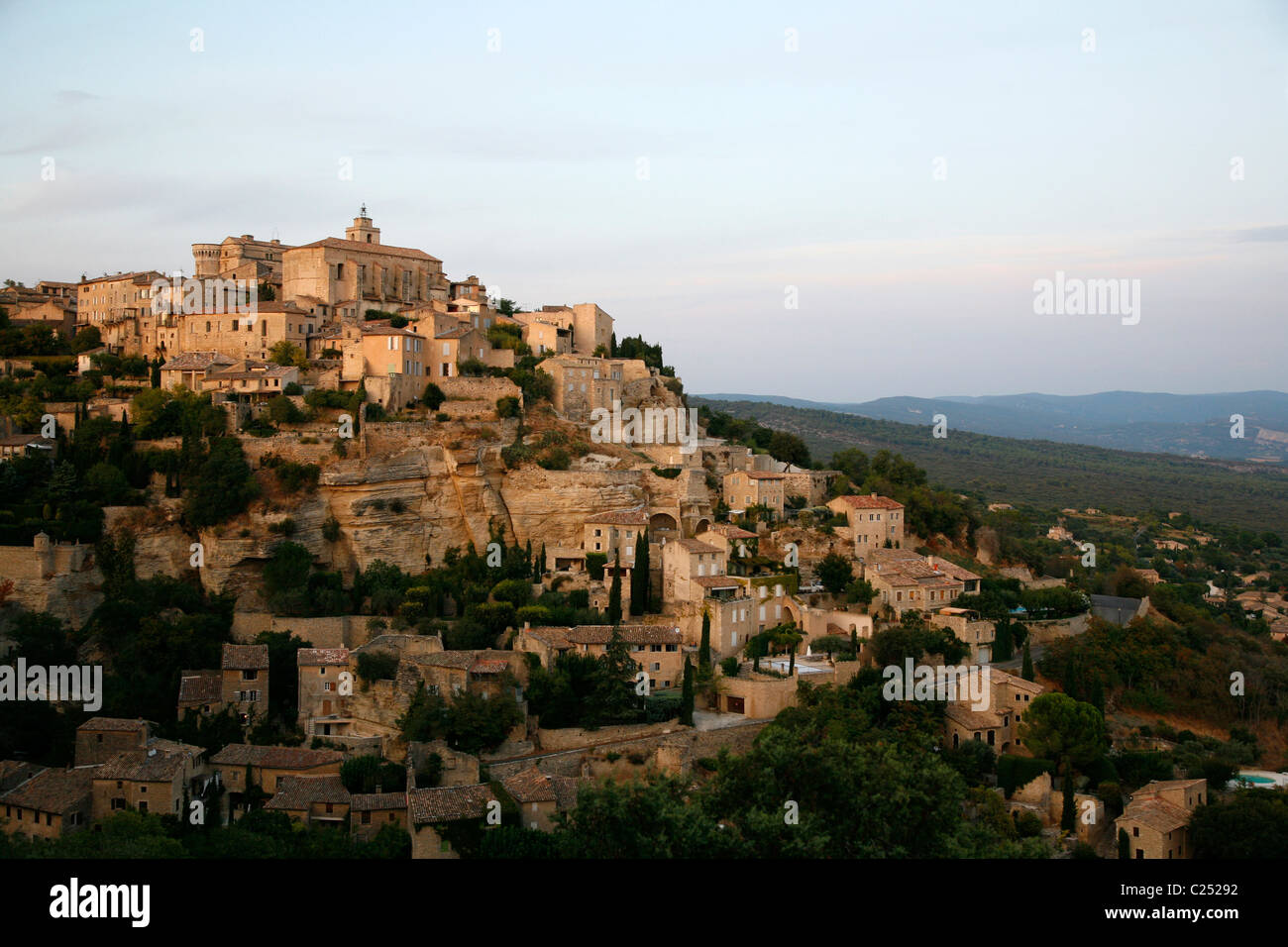 Gordes village, Vaucluse Provence, Francia. Foto Stock