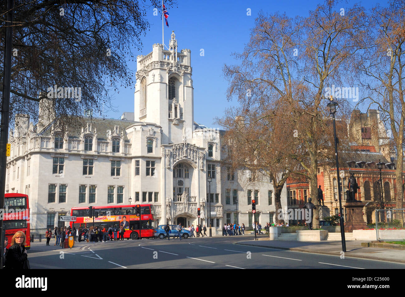La Corte suprema , Piazza del Parlamento,Londra Foto Stock