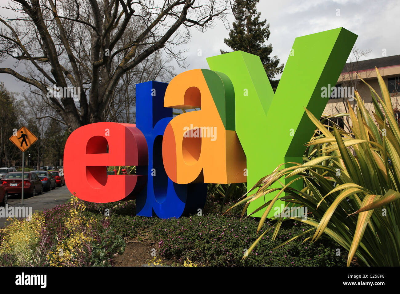 EBAY WHITMAN CAMPUS SIGN & LOGO SILICON VALLEY TECH AZIENDA 31 Marzo 2011 Foto Stock