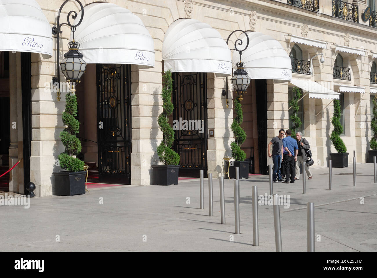 Il lussuoso Hotel Ritz a Parigi Francia. Foto Stock