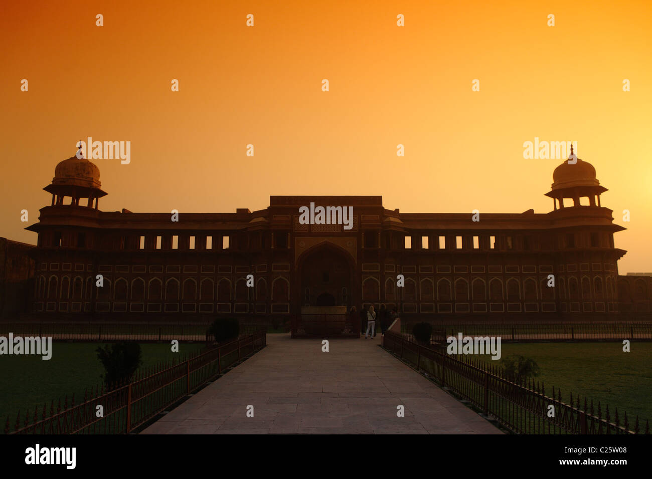 Jahangiri mahal nella Red Fort, Agra, India Foto Stock