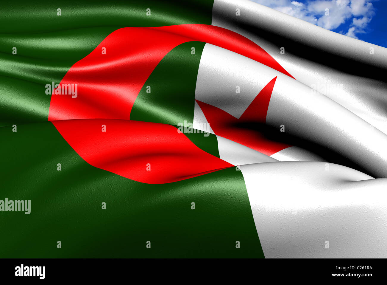 Cartello Stradale Gharda?a, Algeria, Bandiera algerina, Città