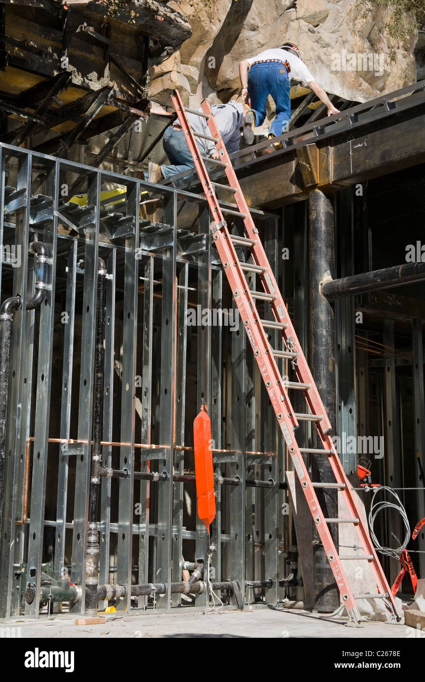 Costruzione al Treasure Island Casino, Las Vegas, Nevada, STATI UNITI D'AMERICA Foto Stock