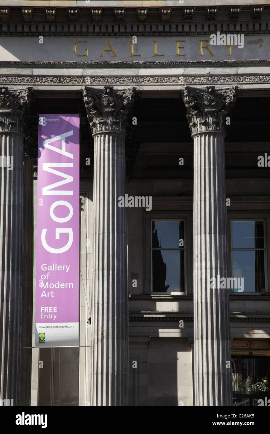 Glasgow's Galleria di Arte Moderna nel centro della città, Scotland, Regno Unito Foto Stock