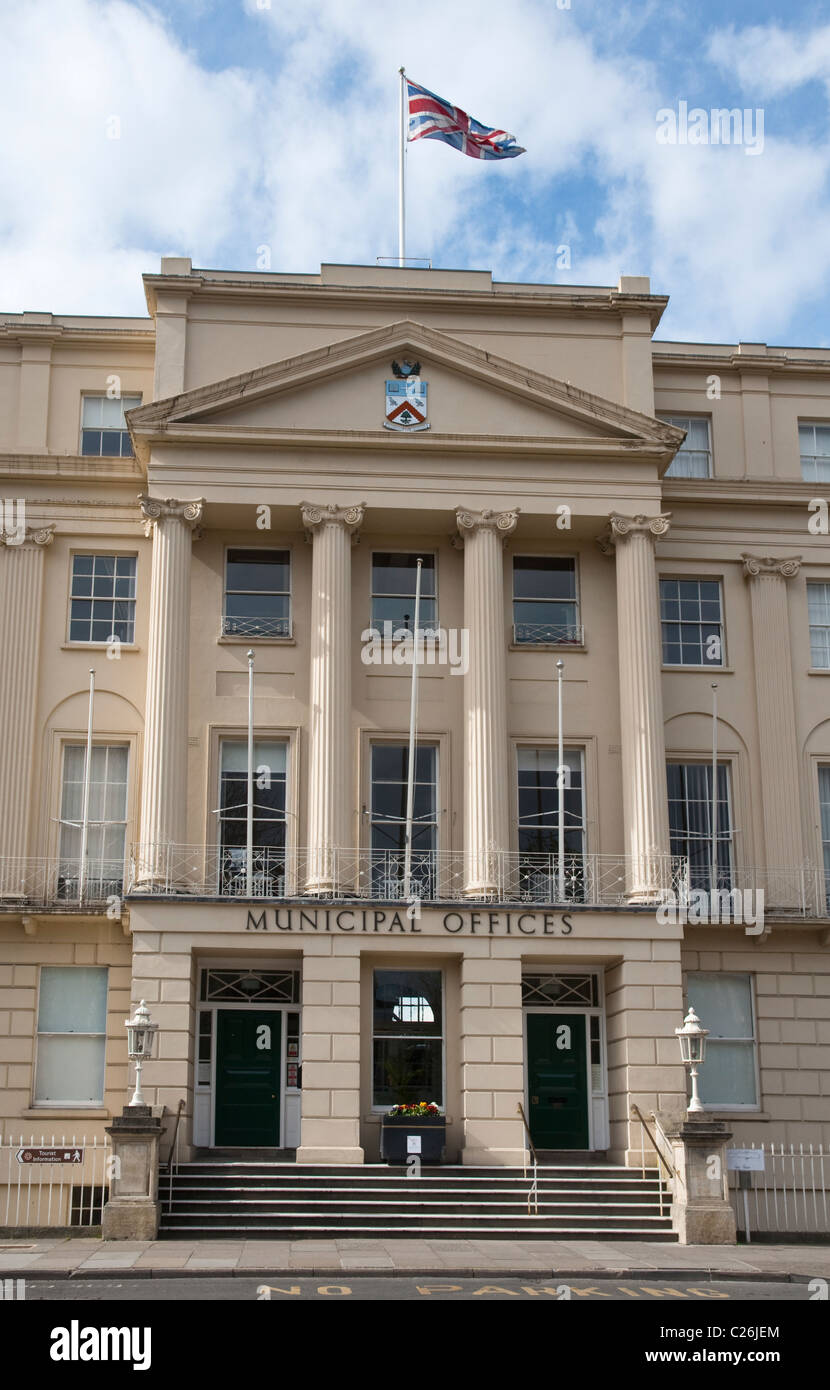 Uffici comunali di Cheltenham Borough consiglio, Gloucestershire, UK. Foto Stock