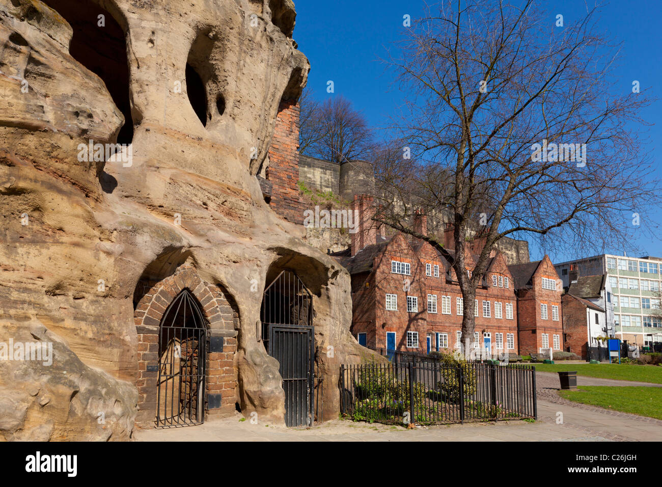 I tini di filtrazione yard Museum e Museo dell'infanzia Nottingham City Centre Nottinghamshire Inghilterra GB UK EU Europe Foto Stock